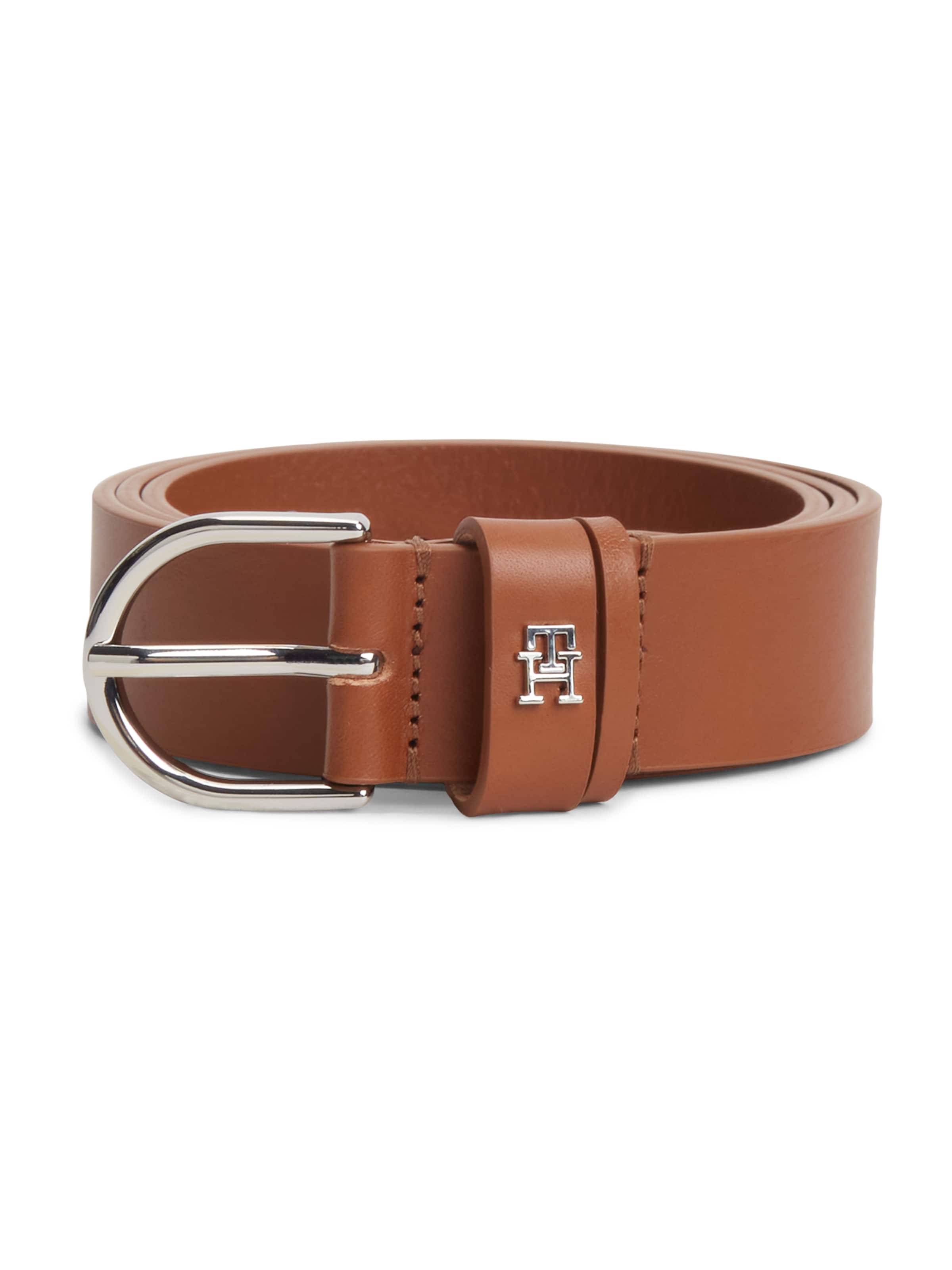 TOMMY HILFIGER Belt 'ESSENTIAL EFFORTLESS 3.0' in Brown: front