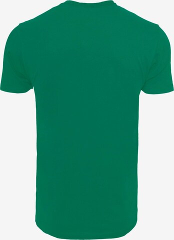 T-Shirt 'Merry Christmas Lights' Merchcode en vert