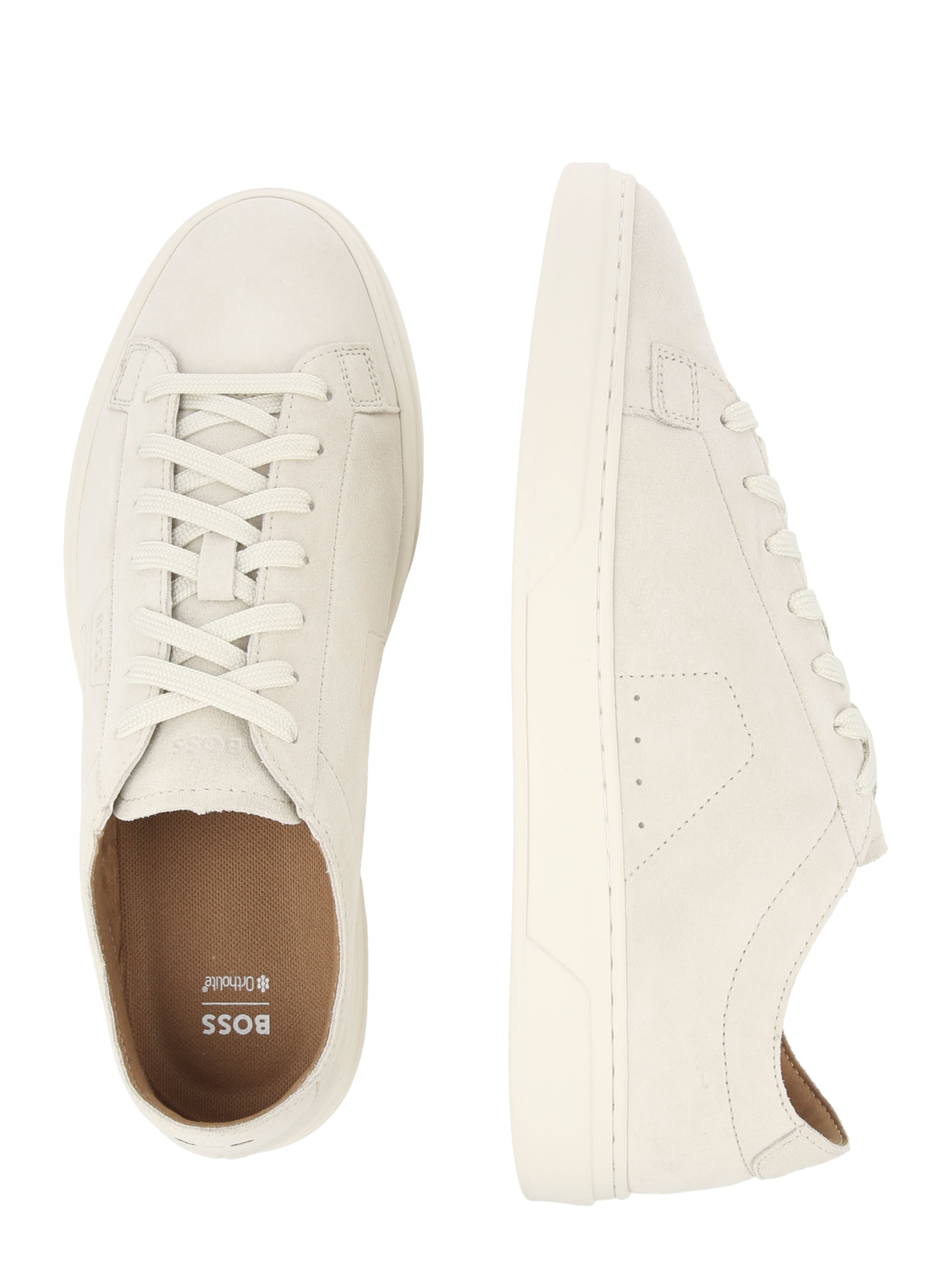 BOSS - Sapatilhas baixas 'Kieran' em branco