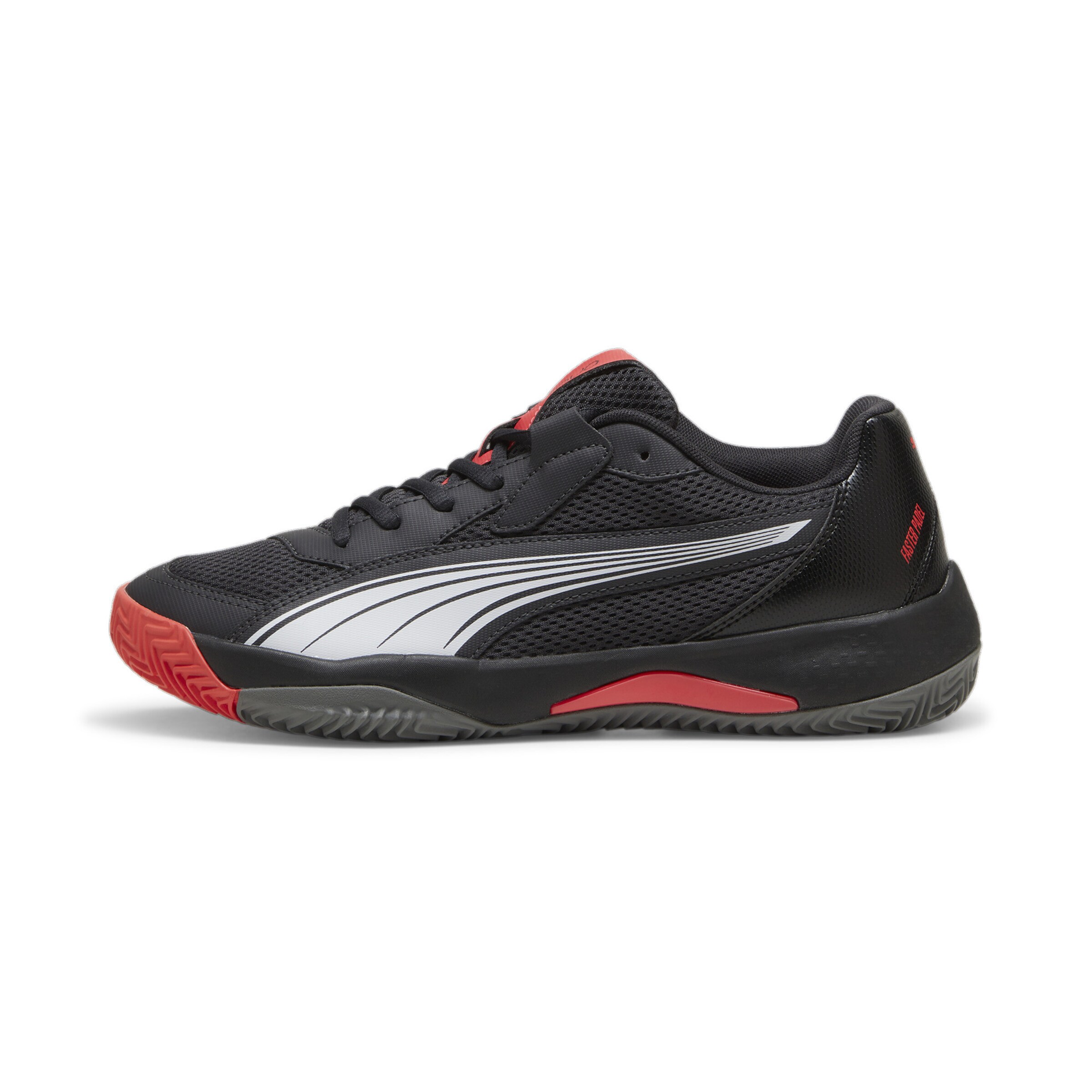Chaussure de sport NOVA Court PUMA en Rouge Fonce Noir ABOUT YOU