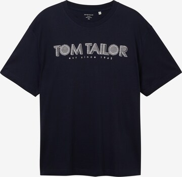 TOM TAILOR Men + T-Shirt in Blau: predná strana