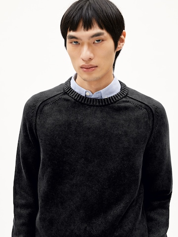 ARMEDANGELS Pullover VAANJO GMT DYE in Schwarz