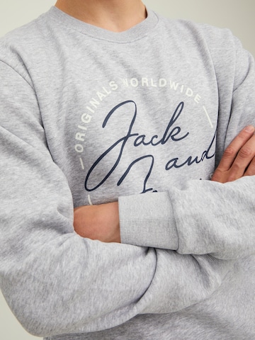 JACK & JONES Sweatshirt 'JERRY' in Grau