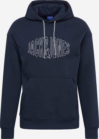 JACK & JONES Collegepaita 'PRESTON' värissä laivastonsininen / valkoinen, Tuotenäkymä