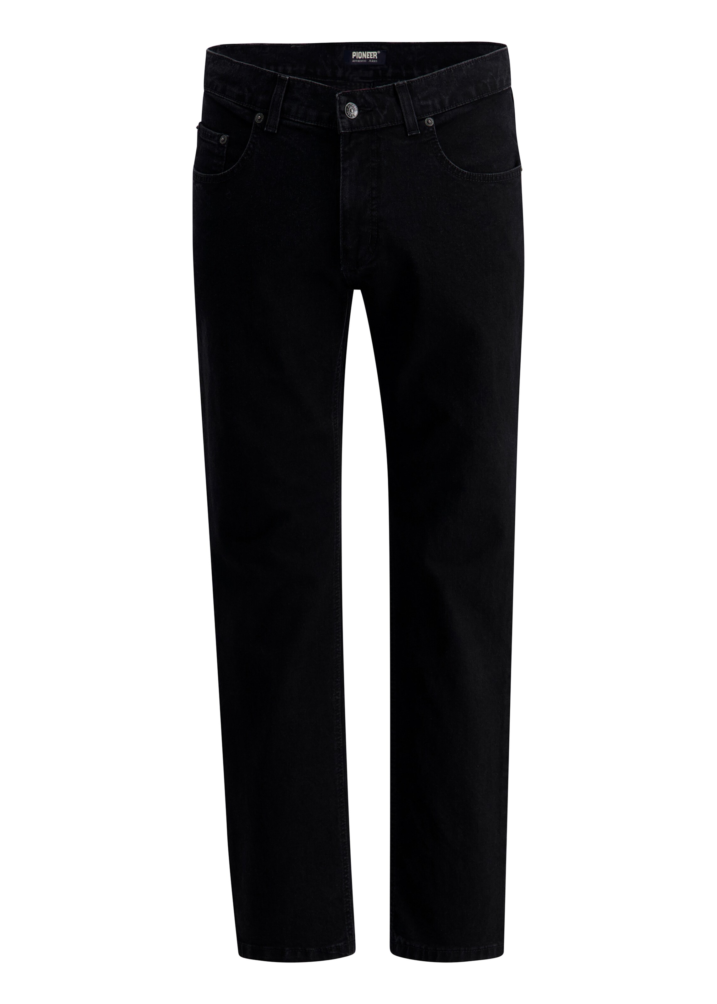 PIONEER Regular Jeans 'Ron' in Schwarz: Vorderseite