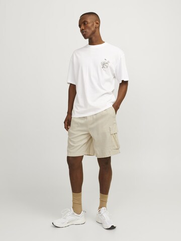 JACK & JONES Loose fit Trousers in Beige