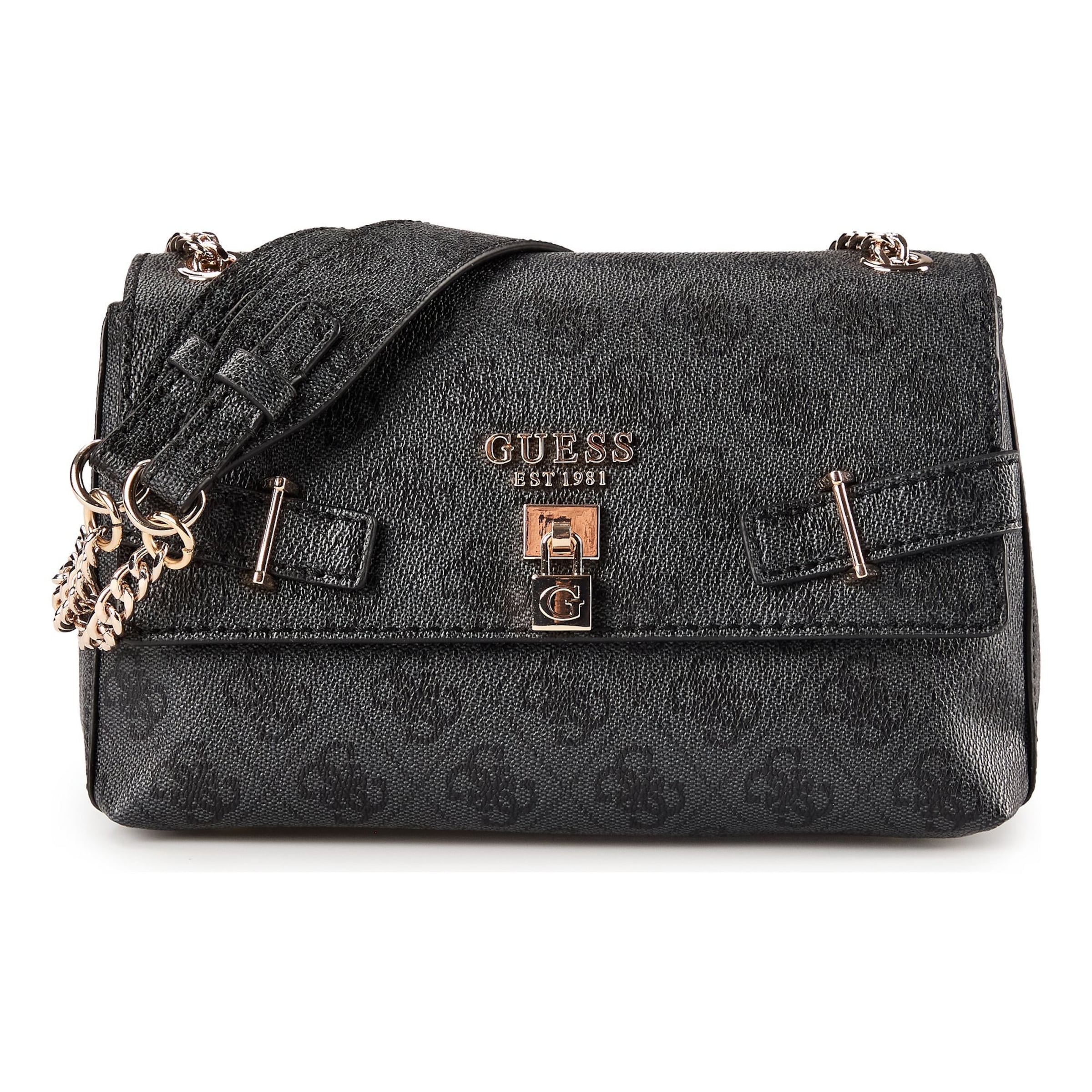 Sac bandoulière 'Yesba' GUESS en noir : devant