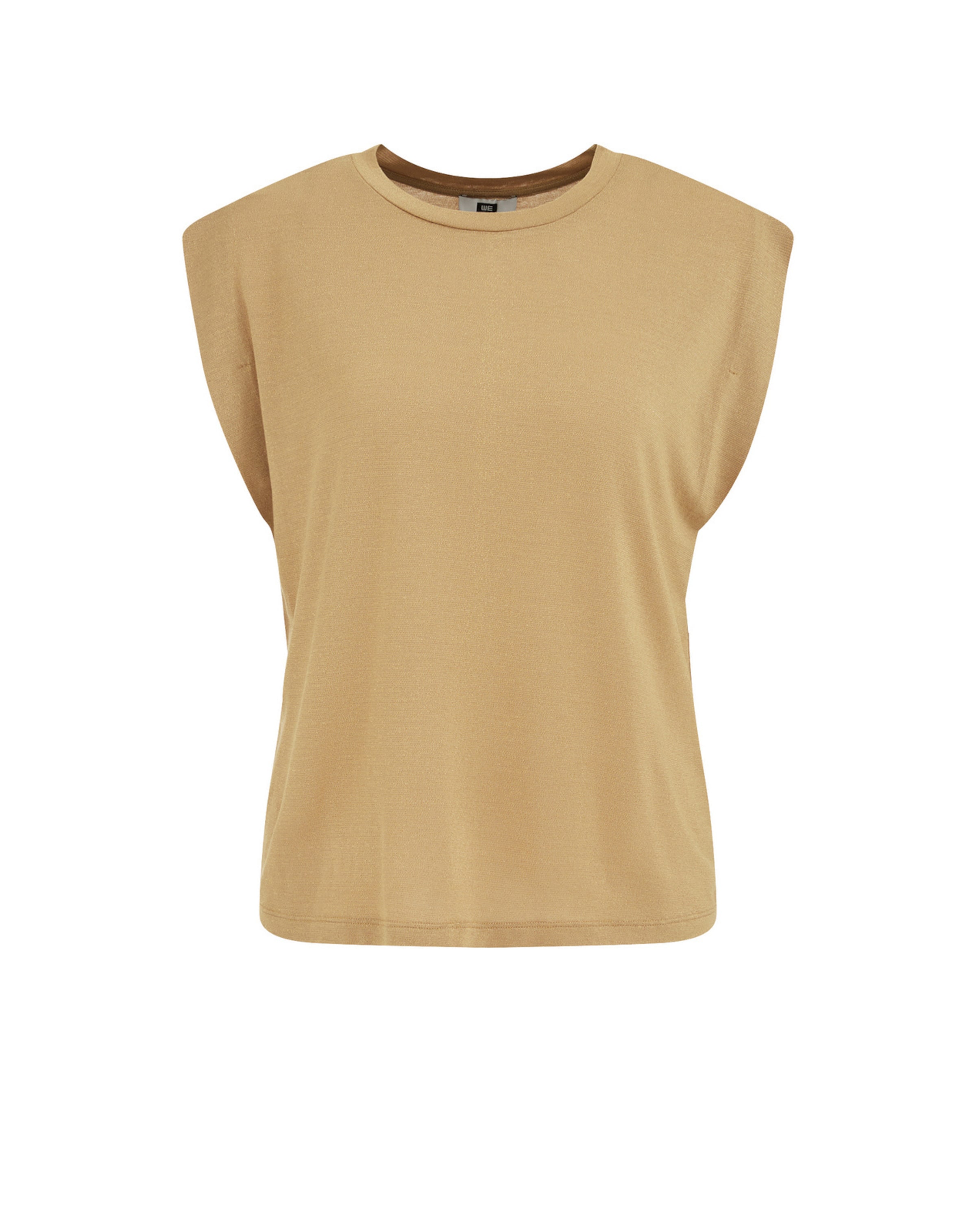 WE Fashion Футболка в Золотой: спереди