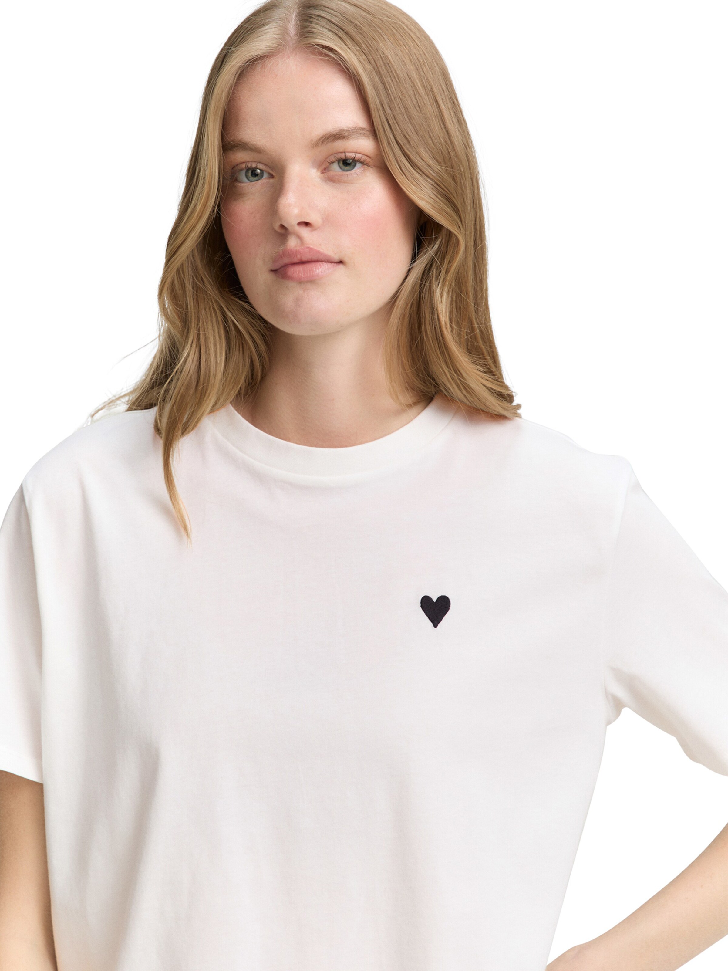 TOM TAILOR Majica | bela barva