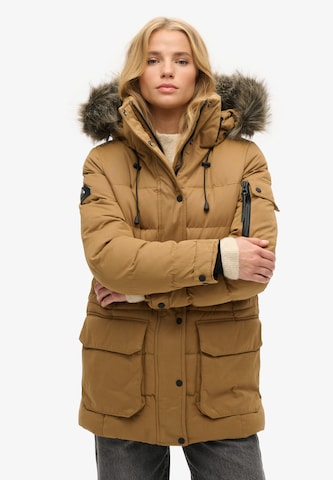 Parka invernale 'Expedition' di Superdry & Co in marrone