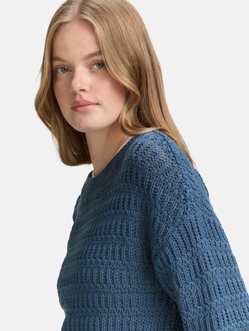 TOM TAILOR DENIM Sweater in Blue