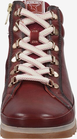 PIKOLINOS Lace-Up Ankle Boots in Red