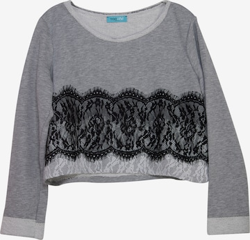 TOOche Sweater 'Spitzenpullover' in Grey: front