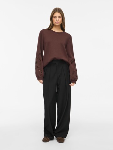 VILA Sweatshirt 'SANDY' in Braun