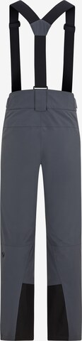 ZIENER Regular Workout Pants 'Tronador' in Grey