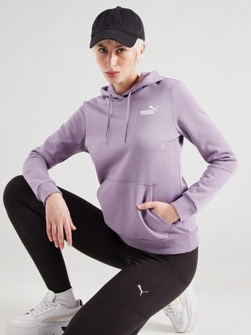 Hanorac sport 'ESS+' de la PUMA pe mov: față