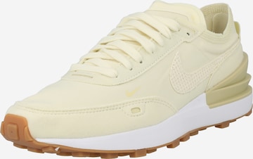 Nike Sportswear Platform trainers 'Waffle One' in White: front