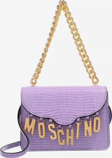 MOSCHINO Schultertasche in gold / lila, Produktansicht