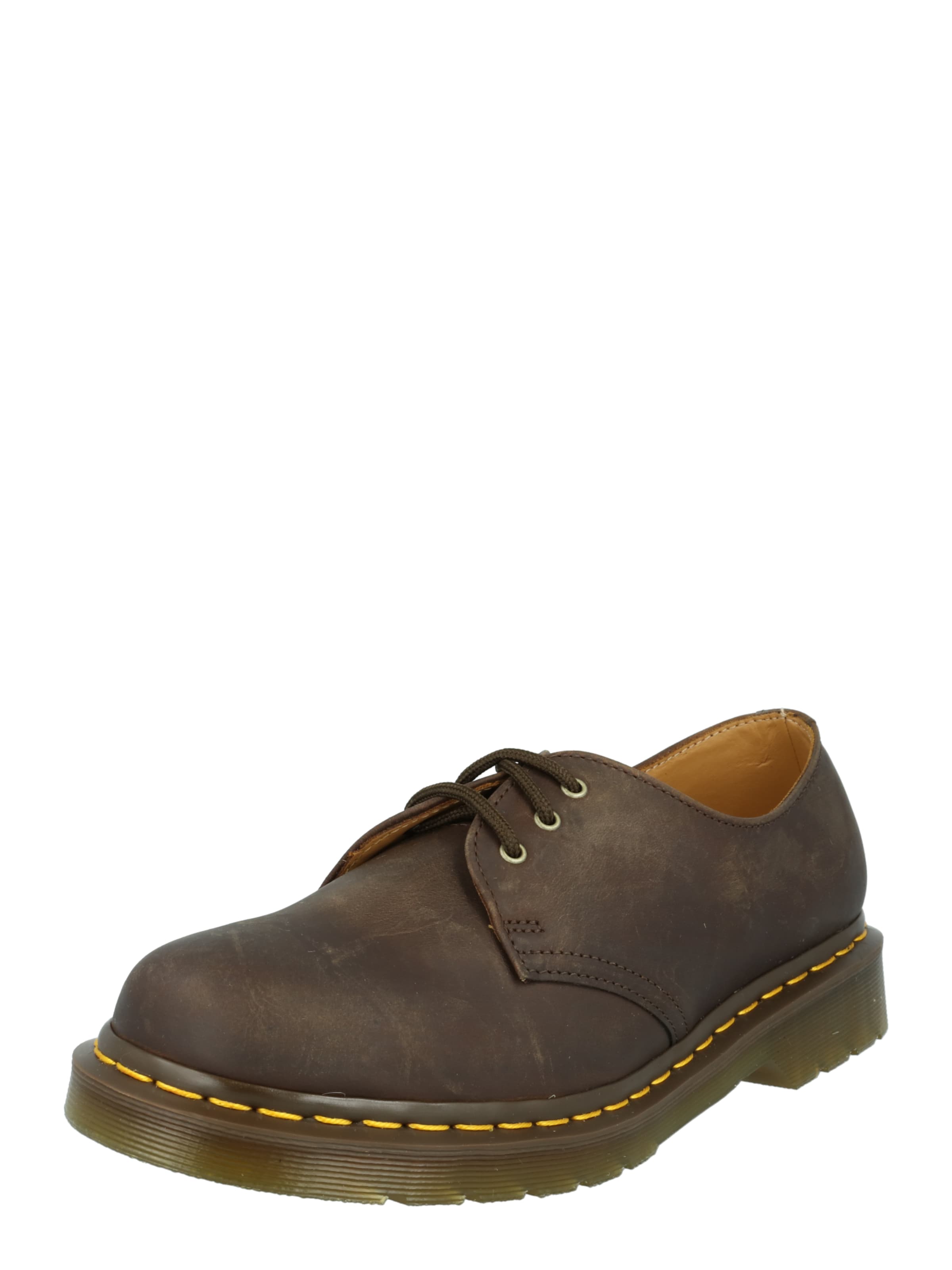 Dr. Martens - Sapato com atacadores '1461' em castanho: frente