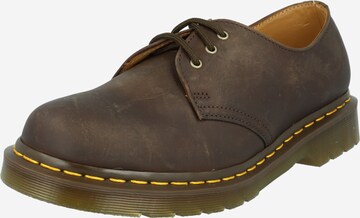 Scarpa stringata '1461' di Dr. Martens in marrone: frontale