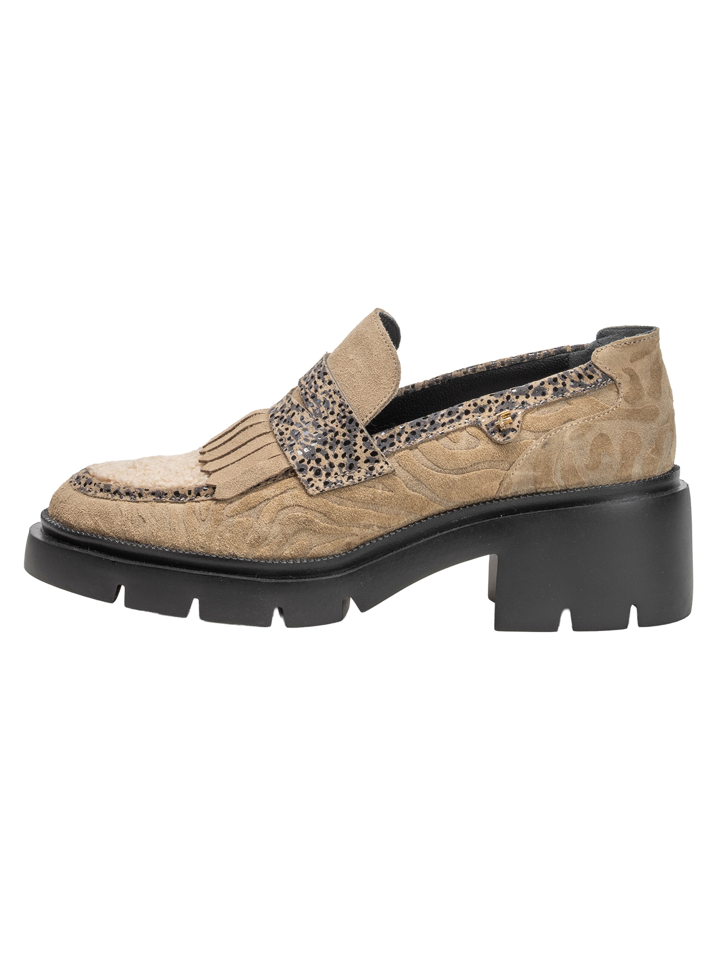 Floris van Bommel Slipper 'Maddi 02' in Braun: Vorderseite