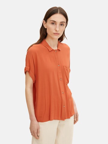 TOM TAILOR Blouse in Orange: front