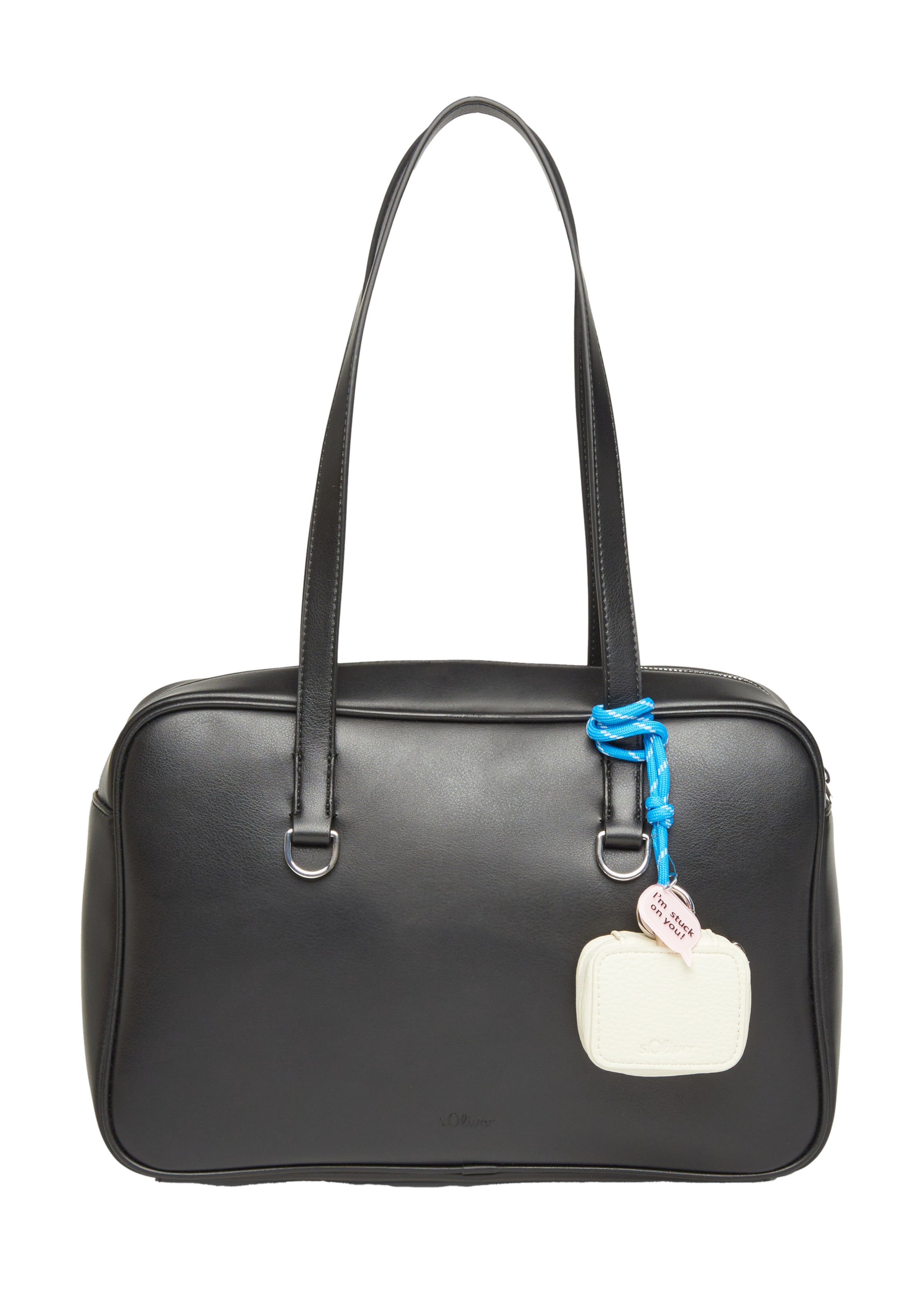 s.Oliver Handbag in Black: front