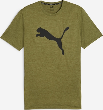 PUMA Performance Shirt 'Train Fav' in Green: front