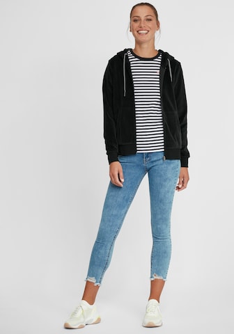 Oxmo Sweat jacket 'Nicky' in Black