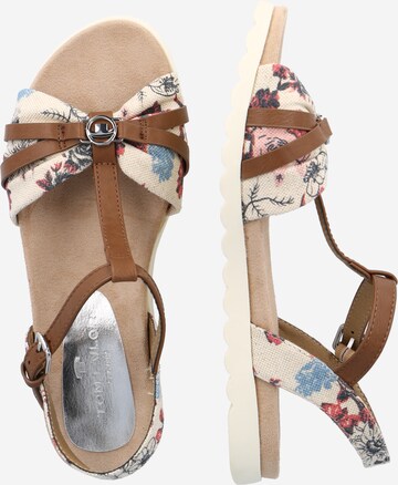 TOM TAILOR Strap sandal in Beige