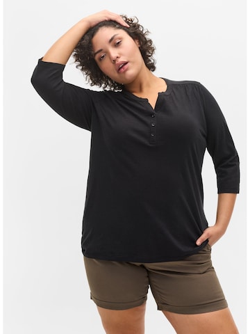 Zizzi Bluse in Schwarz: predná strana