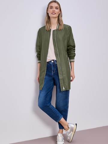 STREET ONE Демисезонное пальто в Зеленый