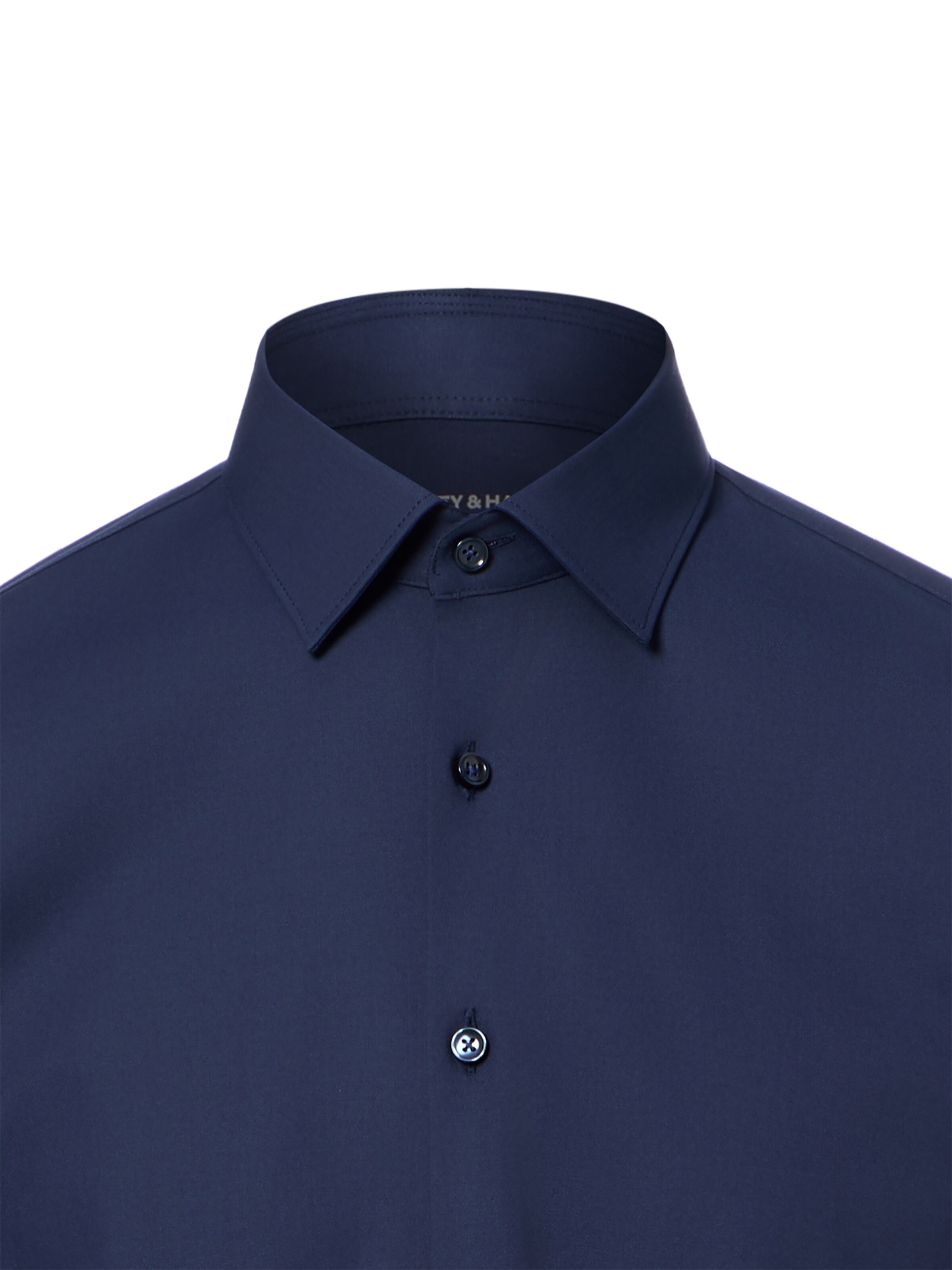 Coupe slim Chemise Finshley & Harding en bleu