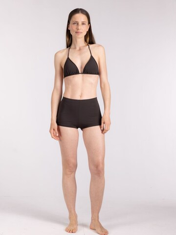 WALLIEN Triangle Bikini Top 'Triangle' in Brown
