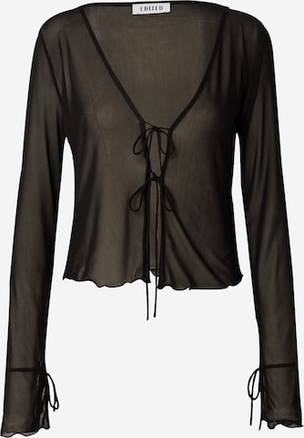 EDITED Μπλουζάκι 'Florence' σε μαύρο: μπροστά