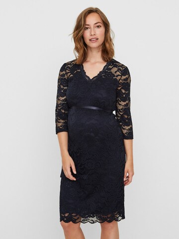 MAMALICIOUS Kleid 'Mivana' in Blau: Vorderseite