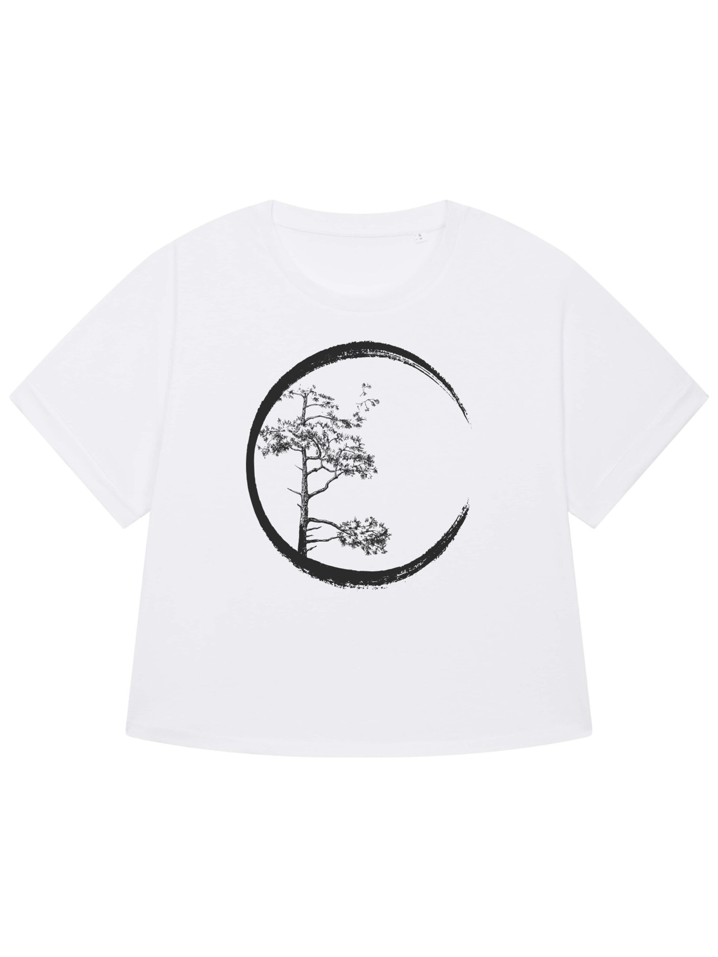 Maglia extra large 'Circle' di Life-Tree in beige: frontale