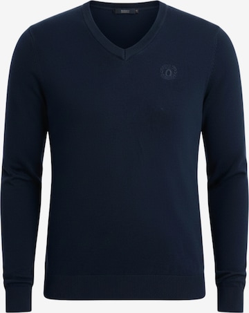 Ombre Pullover in Blau: Vorderseite