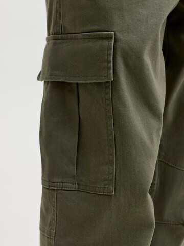 Jack & Jones Plus Wide Leg Hose in Grün