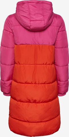 PIECES Winter coat 'BEE' in Orange