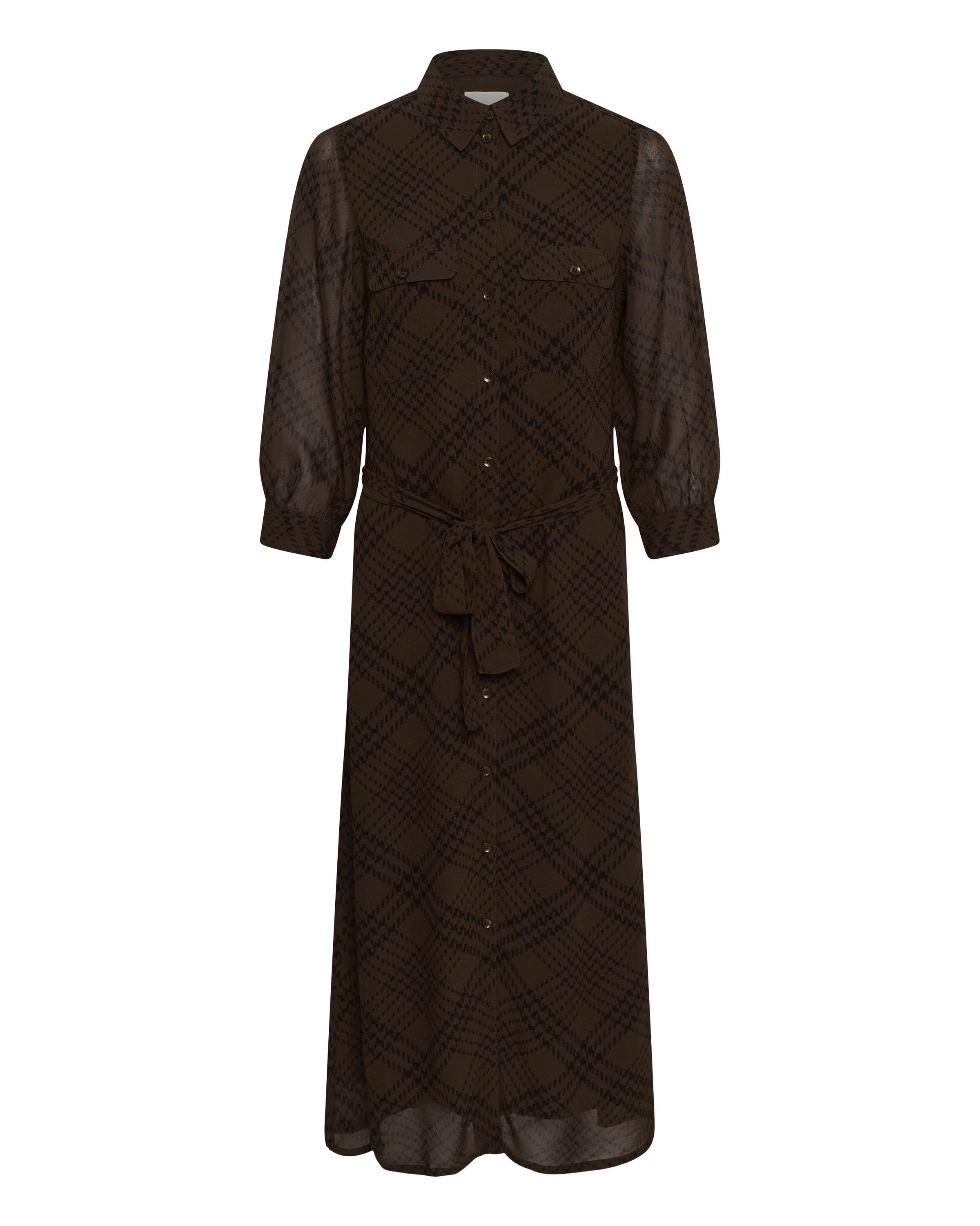 Part Two Kleid 'Cathie' in Braun: Vorderseite