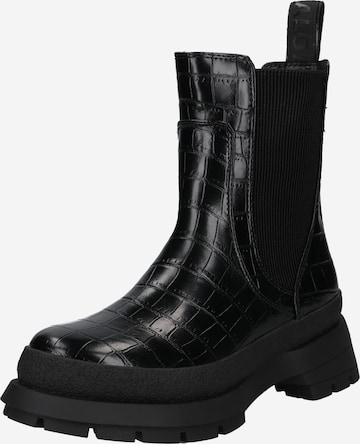 BUFFALO Chelsea boots 'Simona' i svart: framsida