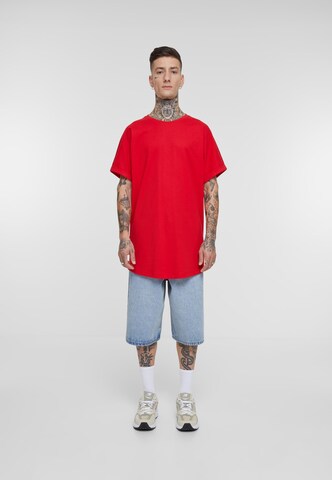 raudona Urban Classics Marškinėliai