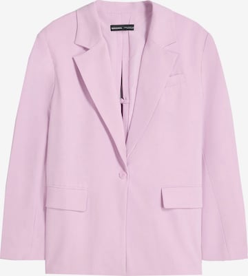 Blazer Bershka en violet : devant