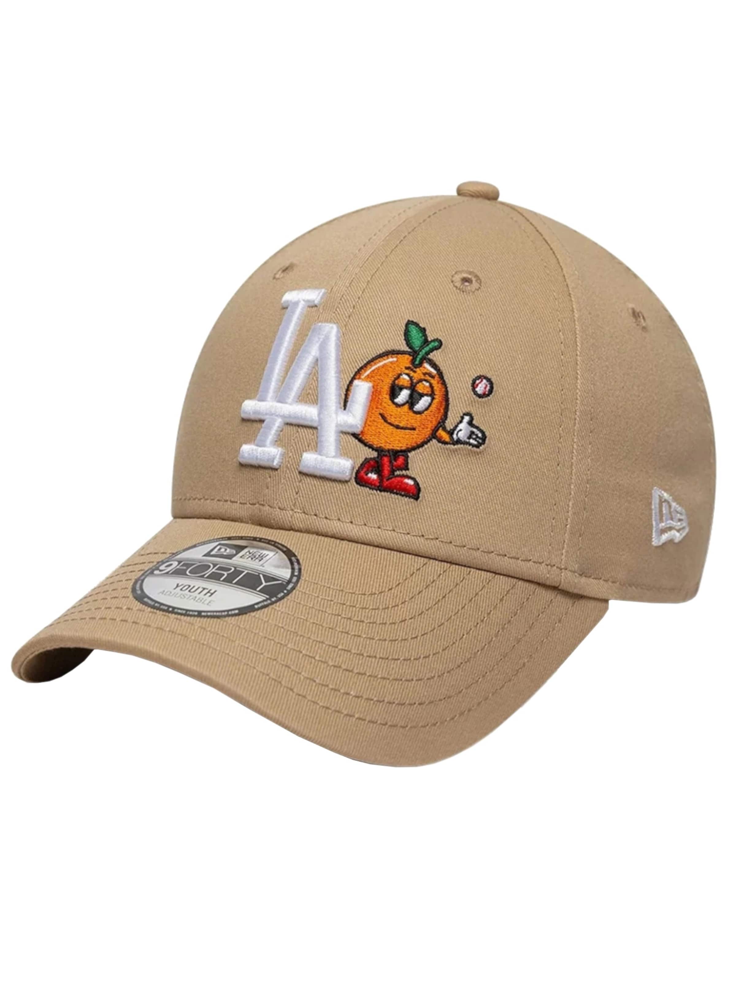 NEW ERA Hut 'New Era LA Dodgers MLB Icon 9FORTY Kids Cap'‌‌‌‌‌‌‌‌‌ in Braun: Vorderseite