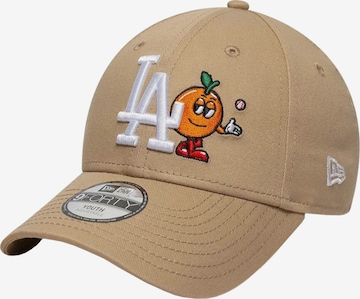 NEW ERA Hoed 'New Era LA Dodgers MLB Icon 9FORTY Kids Cap' in Bruin: voorkant