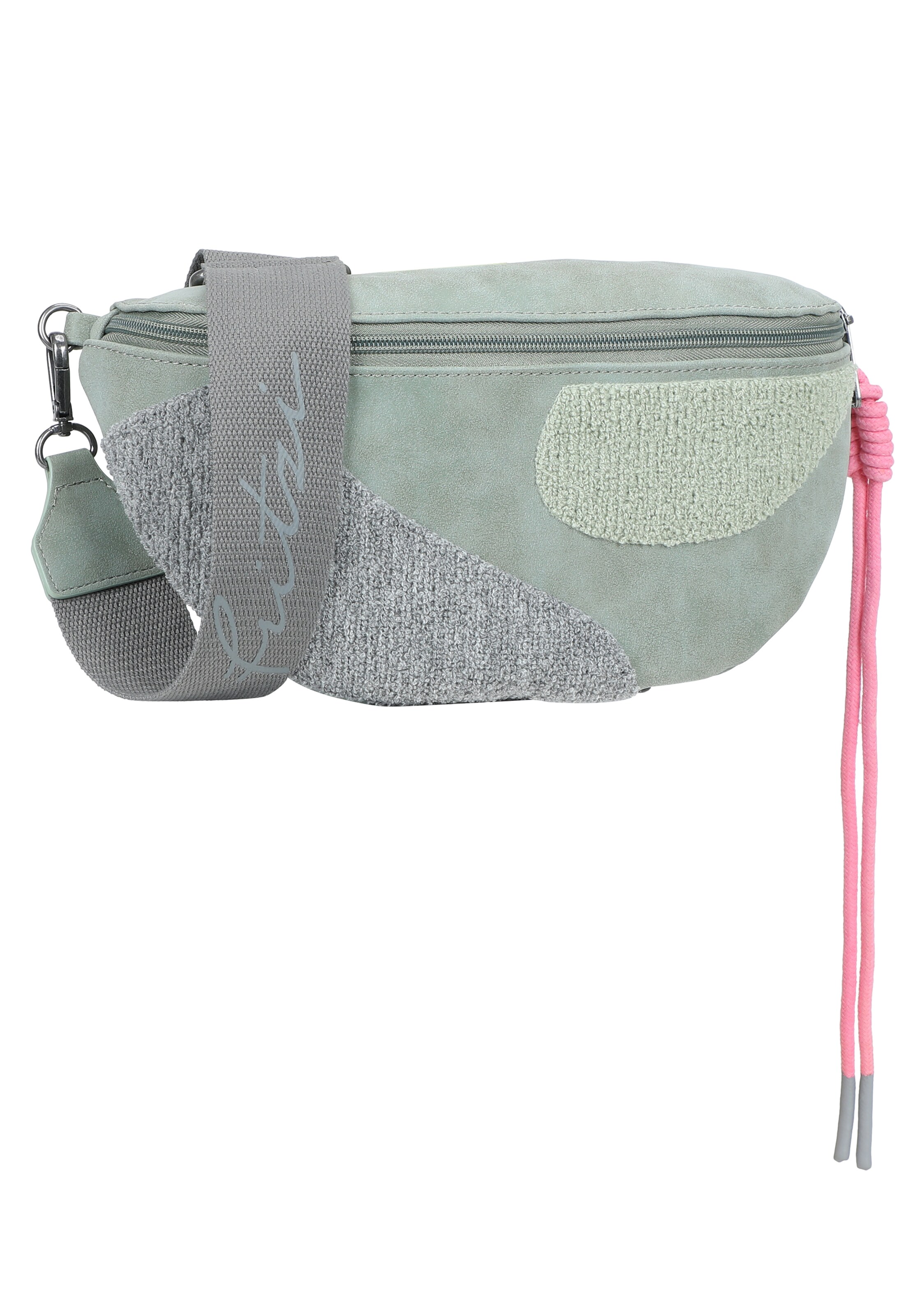 Sac à bandoulière 'Medium Limited Happy Flocked Jive' Fritzi aus Preußen en vert