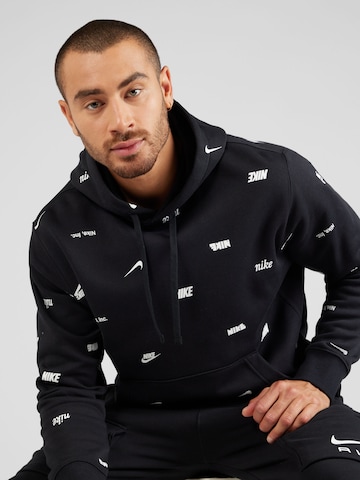 Bluză de molton 'CLUB' de la Nike Sportswear pe negru