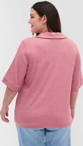 Zizzi - Blusa 'Esara' en rosa