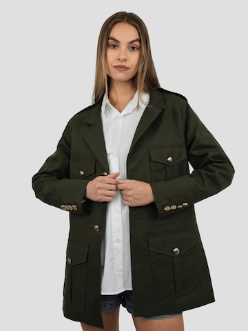 Coulange Between-Season Jacket 'Veste Officier M63' in Beige: front